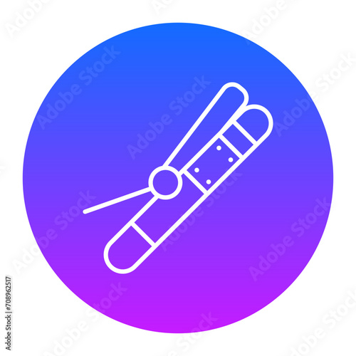 Hair Straightener Icon of Cosmetics iconset.