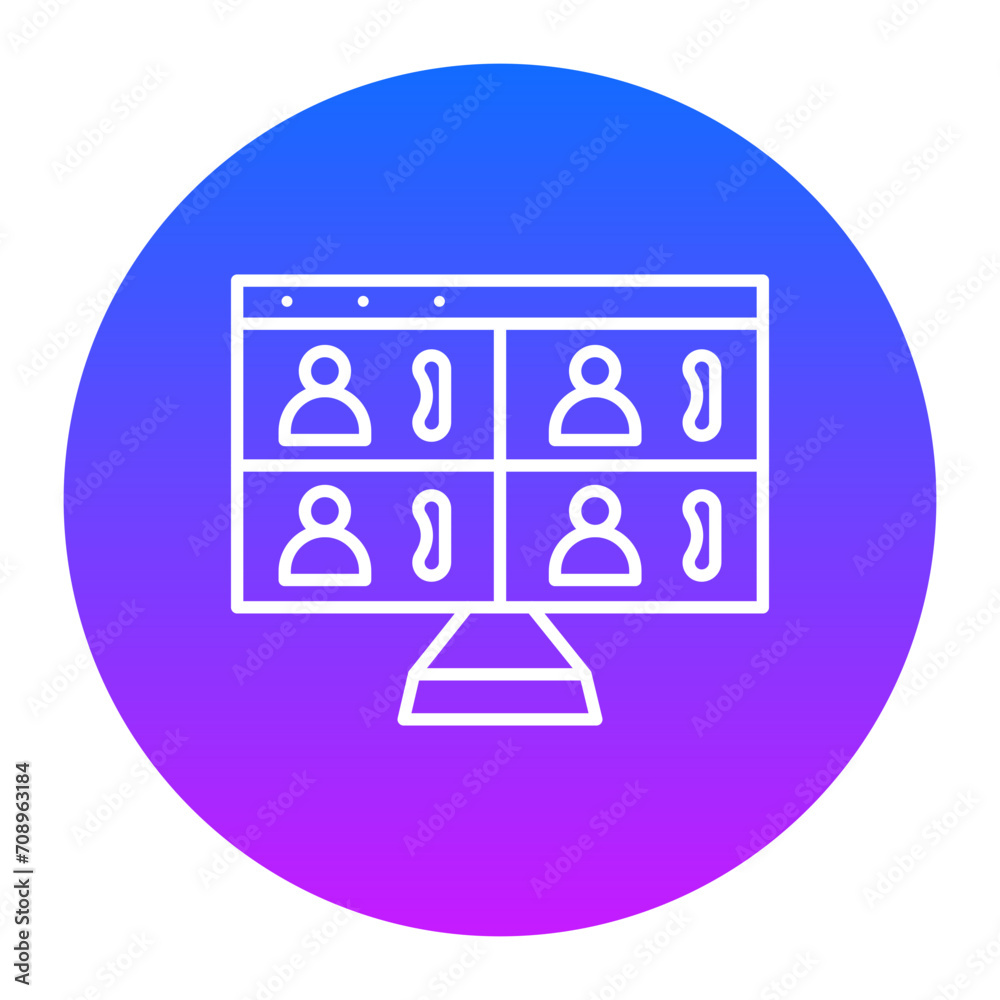 Online Meeting Icon of Productivity iconset. Online Meeting Icon of Productivity iconset.