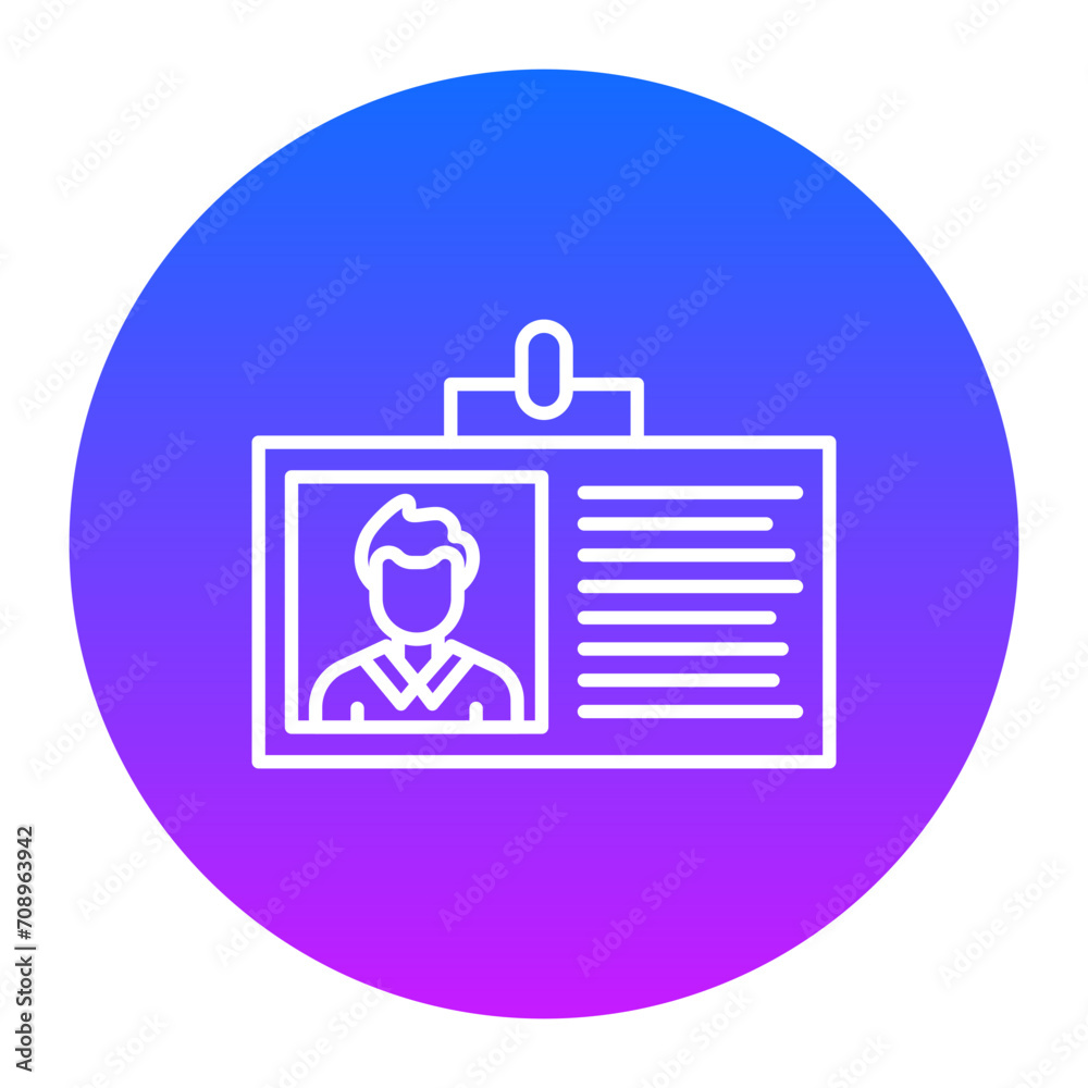 ID Card Icon of Smart City iconset.