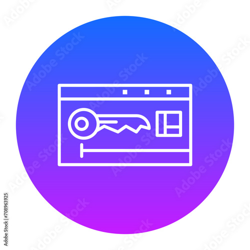 Keycard Icon of Smart City iconset.