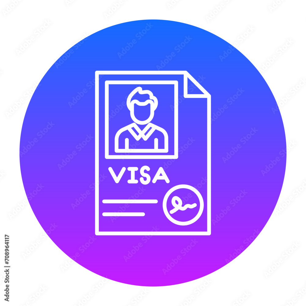 Visa Icon of Immigration iconset. Visa Icon of Immigration iconset.