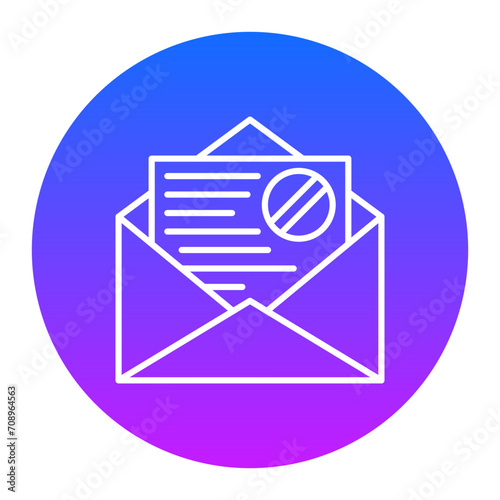 Spam Email Icon of Cyber Security iconset.