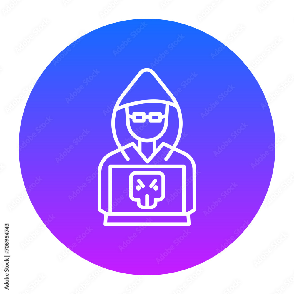 Hacker Icon of Cyber Security iconset.