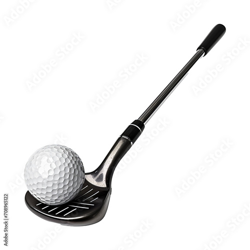 golf club with ball