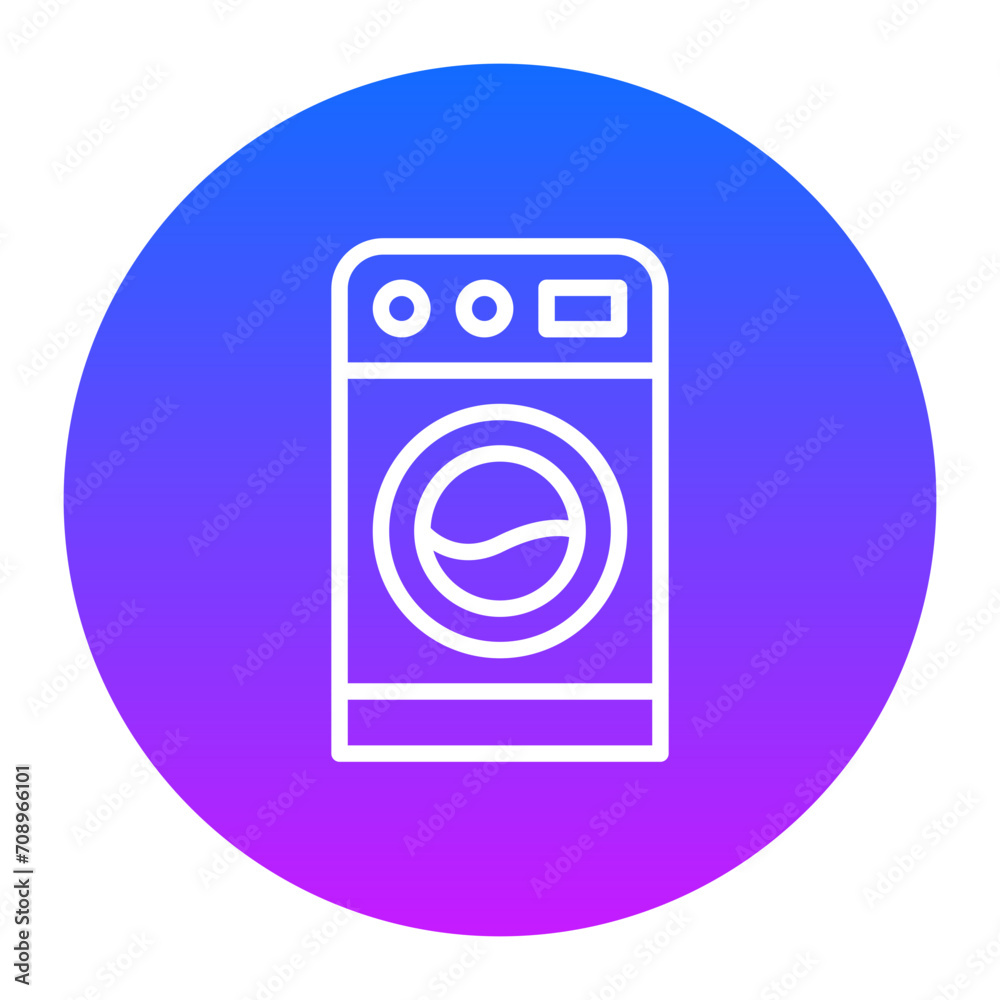 Washing Machine Icon of Hotel Services iconset.