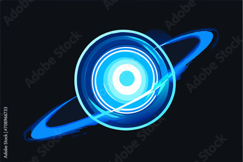 Quantum teleportation. vektor illustation