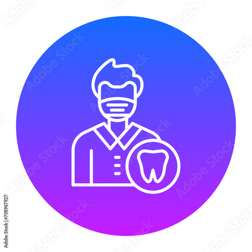 Male Dentist Icon of Medicine iconset.