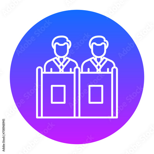 Jury Icon of Crime and Law iconset.