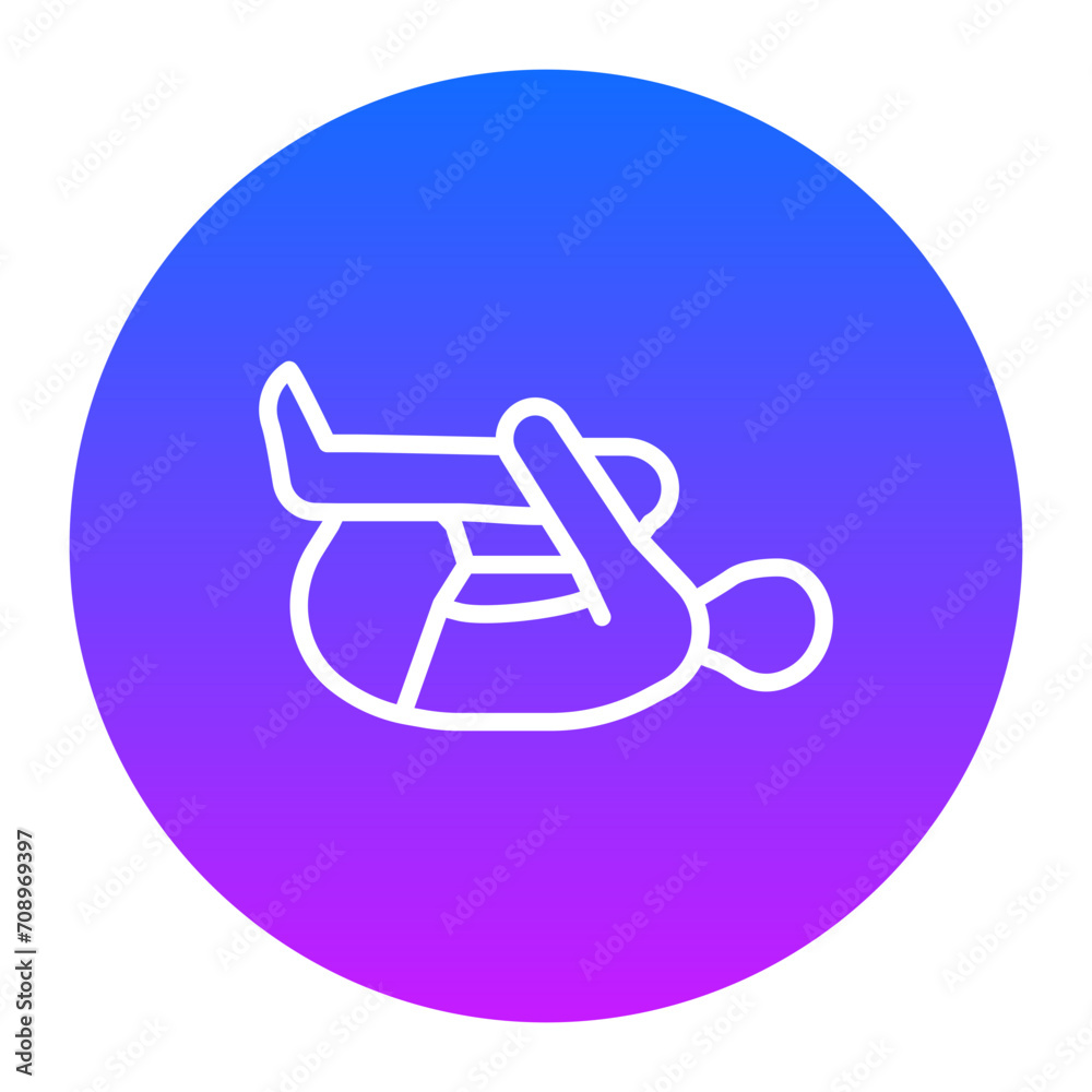 Knee Press Icon of Physical Fitness iconset. Knee Press Icon of Physical Fitness iconset.