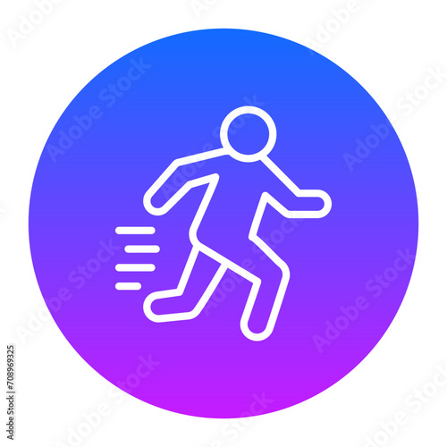 Running Person Icon of Physical Fitness iconset.