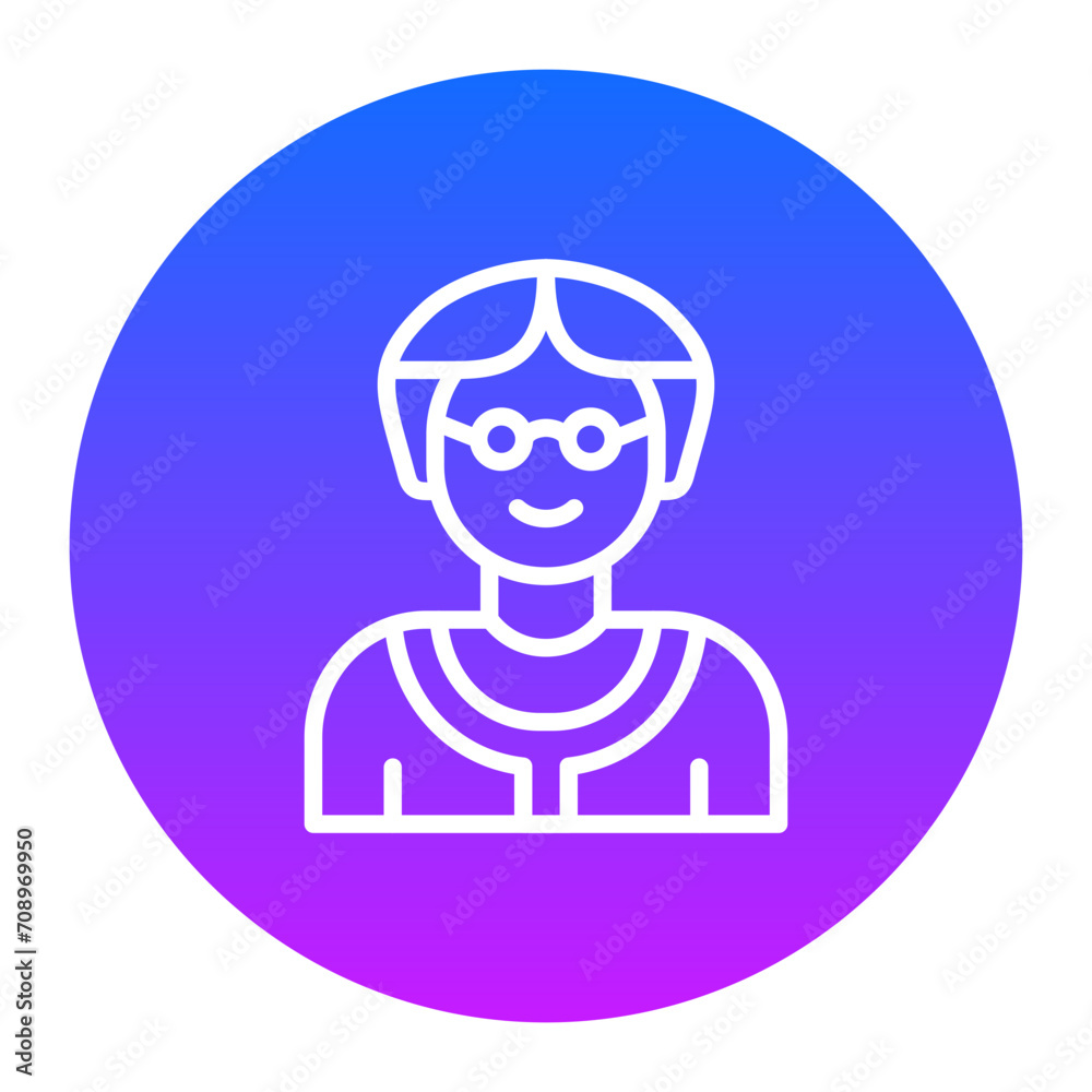 Old Woman Icon of Housekeeping iconset.