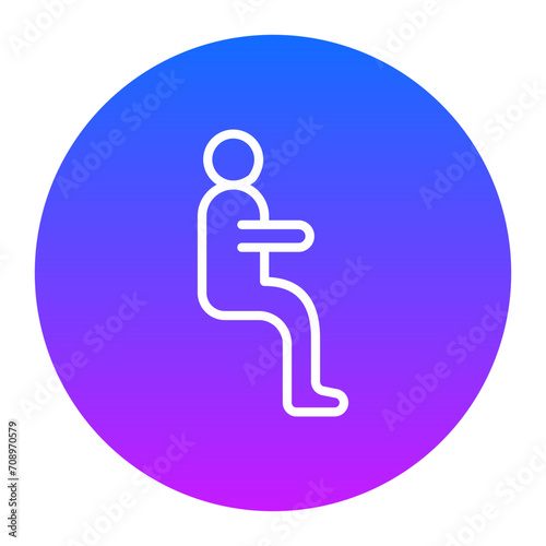 Squat Icon of Workout App iconset.