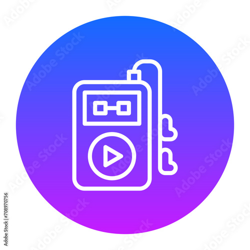 Gym Music Icon of Workout App iconset.
