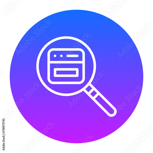 Website Search Icon of Marketing iconset.