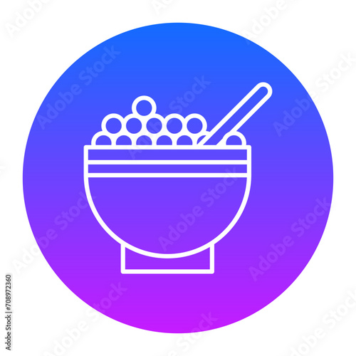 Cereal Bowl Icon of Morning and Breakfast iconset.
