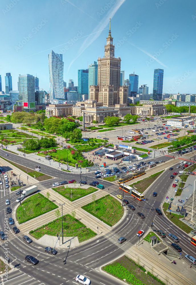 Roads in Warsaw