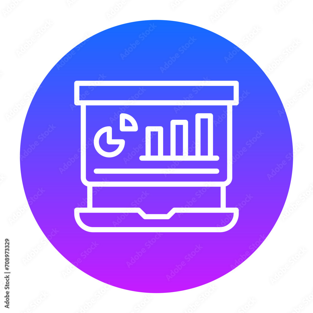 Laptop Presentation Icon of Work from Home iconset. Laptop Presentation Icon of Work from Home iconset.