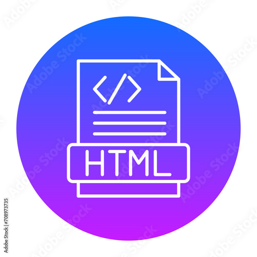 Html File Icon of Computer Programming iconset.