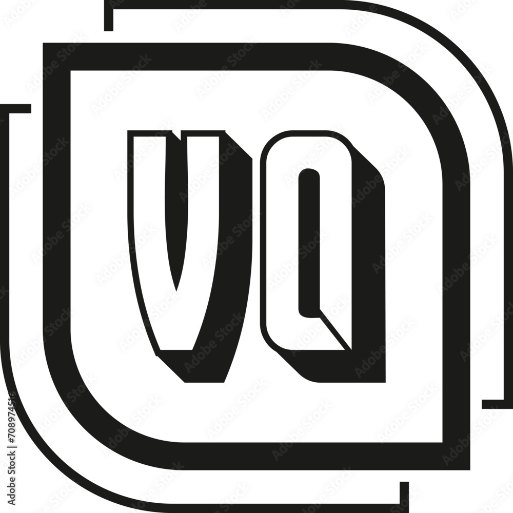 VQ letter logo design on white background. VQ logo. VQ creative initials letter Monogram logo icon concept. VQ letter design VQ letter logo design on white background. VQ logo. VQ creative initials letter Monogram logo icon concept. VQ letter design