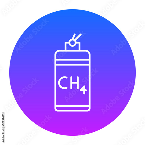 Methane Icon of Pollution iconset.