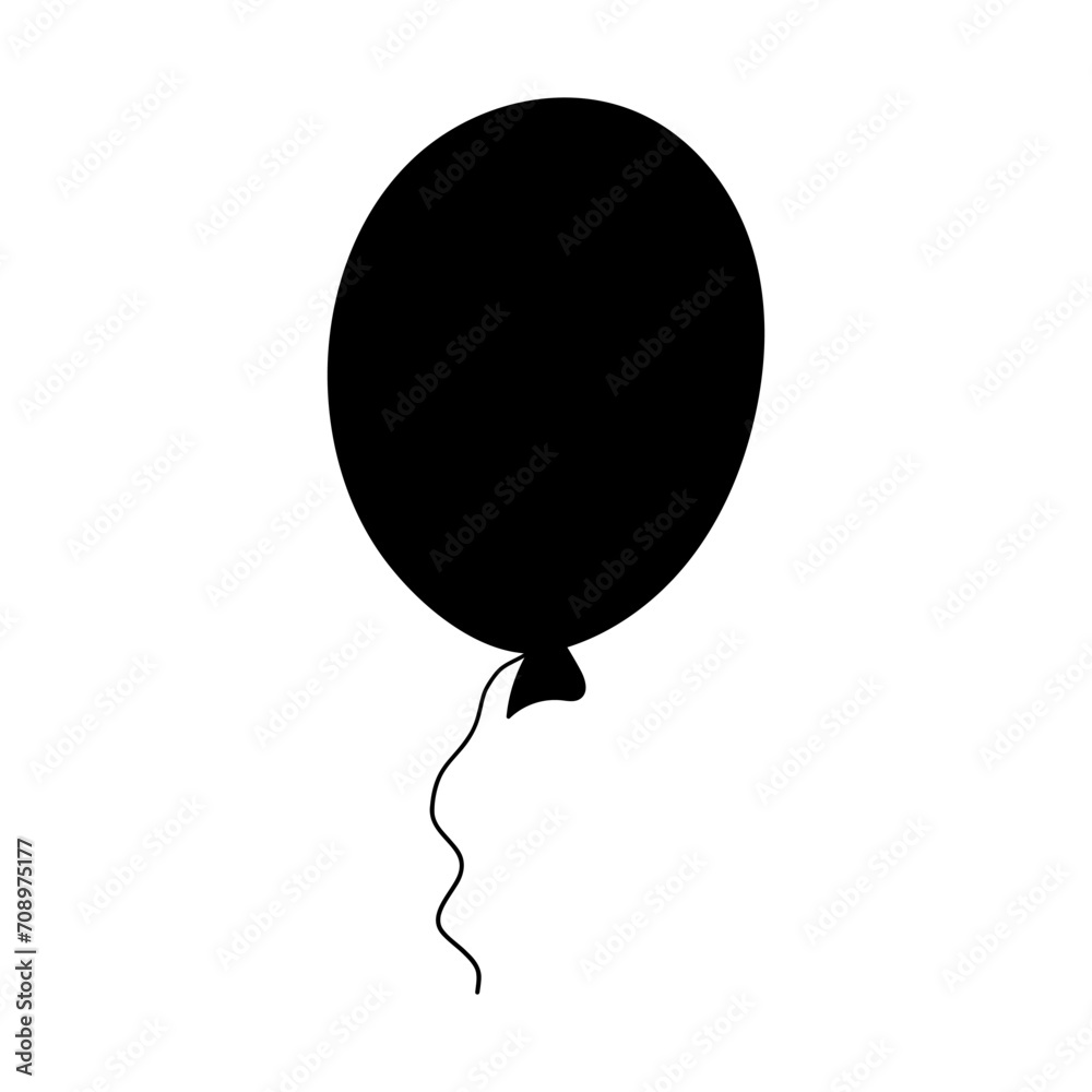 balloon pink valentin day birthday icon black balloon pink valentin day birthday icon black