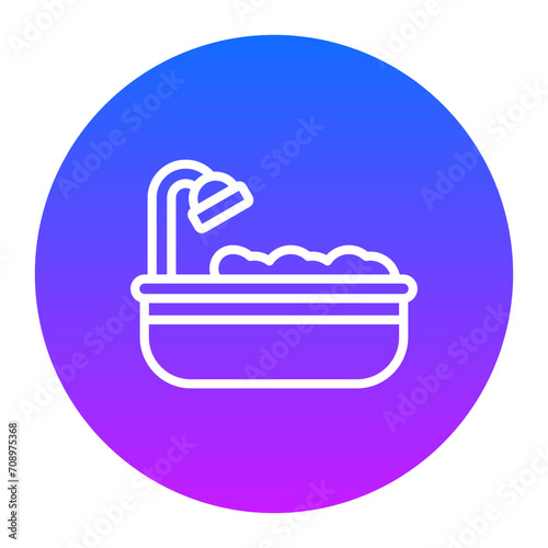 Bathtub Icon of House Cleaning iconset.