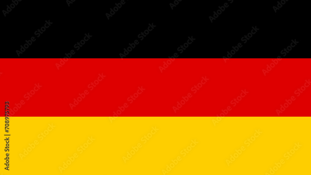 Flag Of Germany Background With The Correct Official Colours Which Is A 