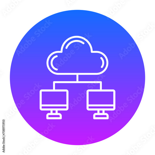 Cloud Computing Icon of Seo and Web iconset.