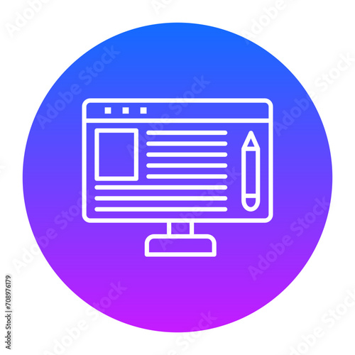 Online Article Icon of Seo and Web iconset.