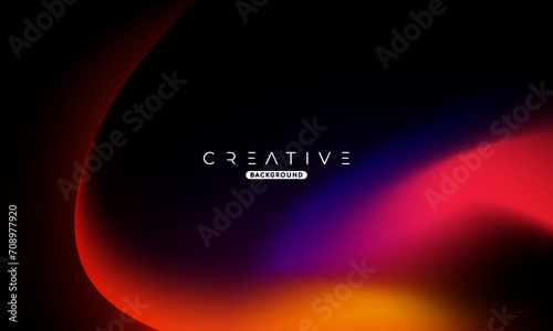 Abstract liquid gradient Background. Black and Orange Fluid Color Gradient. Design Template For ads, Banner, Poster, Cover, Web, Brochure, Wallpaper, and flyer. Vector.