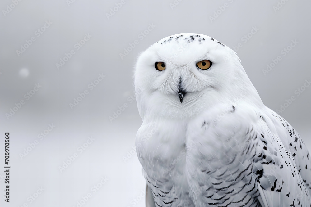 Obraz premium portrait of a polar owl