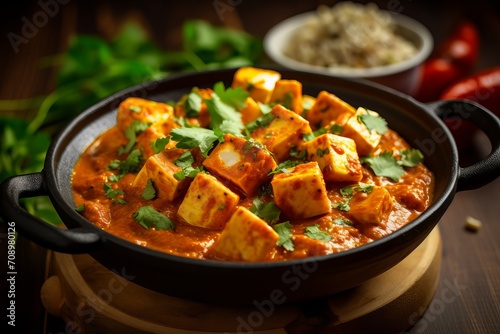 Paneer Curry Desi Indian Food Dish
