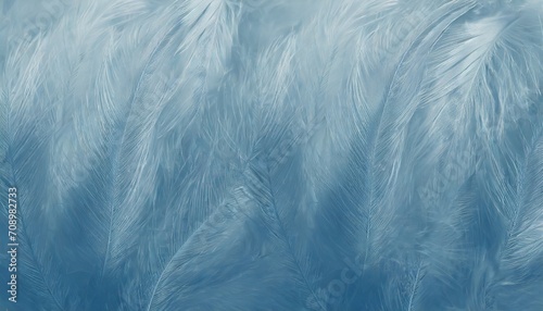 beautiful pastel dark blue color trends feather pattern texture background © Richard