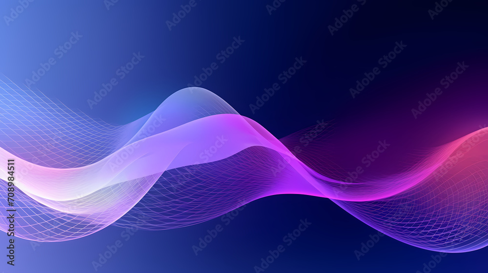 Technology abstract line background and light effect, technology-sense background material