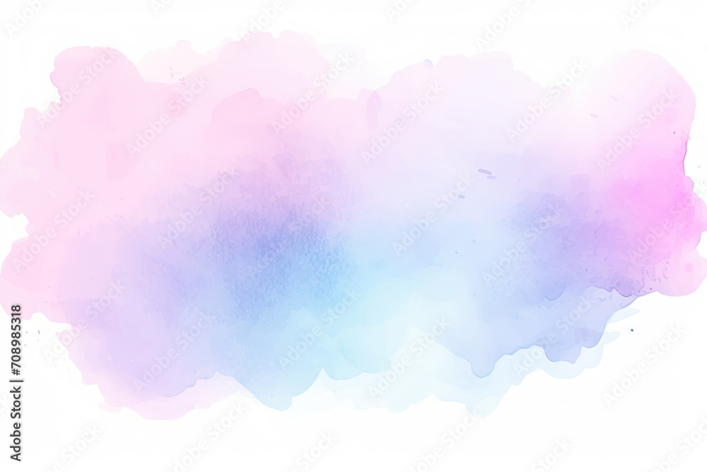 abstract watercolor hand drawn background,  colorful pastel watercolor background. . rainbow watercolor with clouds on white