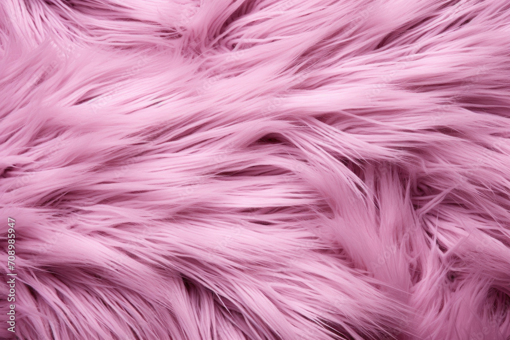Obraz premium A close up of a pink fur suitable for use in backgrounds, fashion design, textiles, and creative projects requiring a soft and luxurious texture.