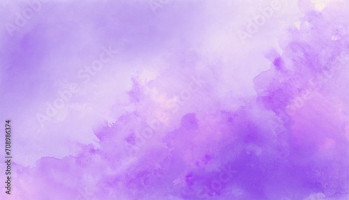soft pretty purple background with watercolor blotches or fringe stains in marbled paint design on watercolor paper texture photo