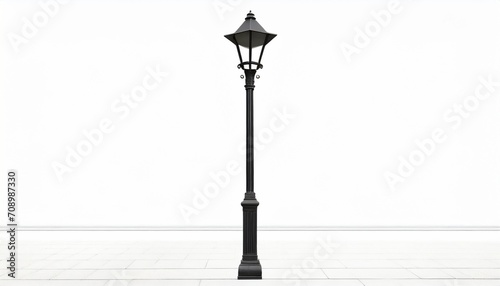 street lamppost isolated photo