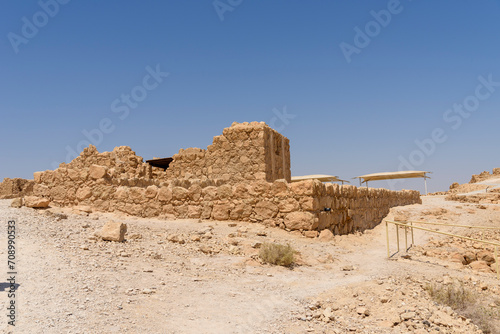 Masada National Park, Israel, Middle East, Ancient Ruins