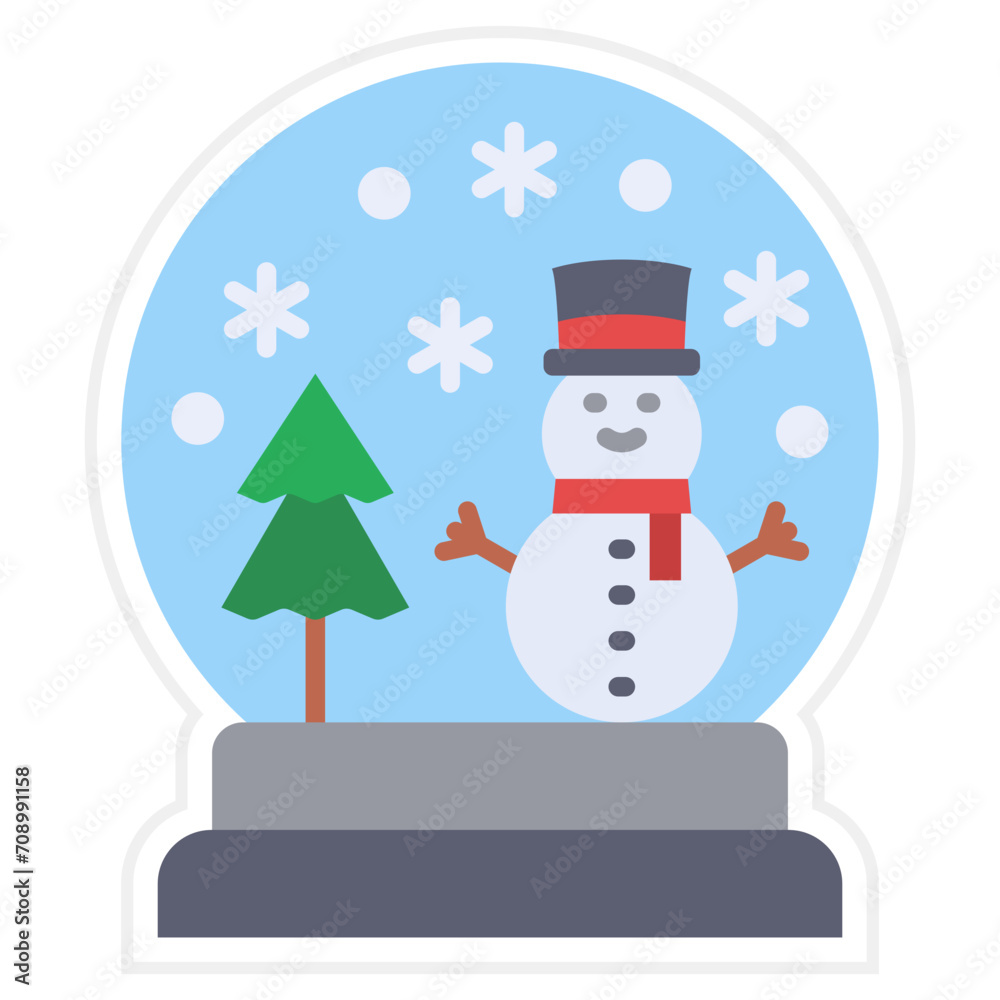 Snow globe Icon Snow globe Icon