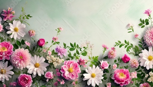 floral background with flowers