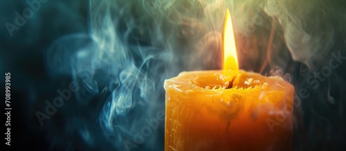 Candle of anticipation - flickering flame.