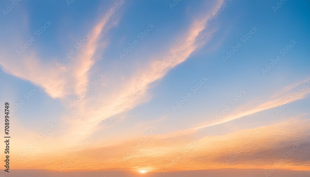 sunset sky for background sunrise sky and cloud at morning nature for design art work