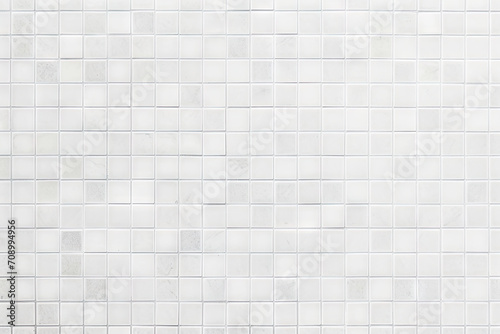 Marble floor for background Tile marble floor. White tile checkered background bathroom floor texture. Ceramic wall and floor tiles mosaic background in bathroom photo