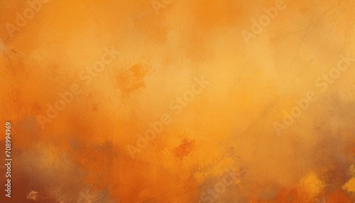 orange fall or autumn background in halloween or thanksgiving colors old vintage texture grunge design