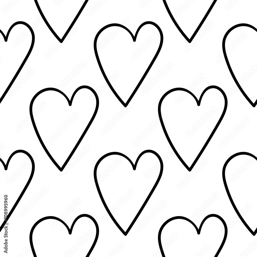 valentines day heart love yellow pattern textile