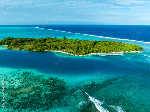 Huahine paradise by drone  French Polynesia