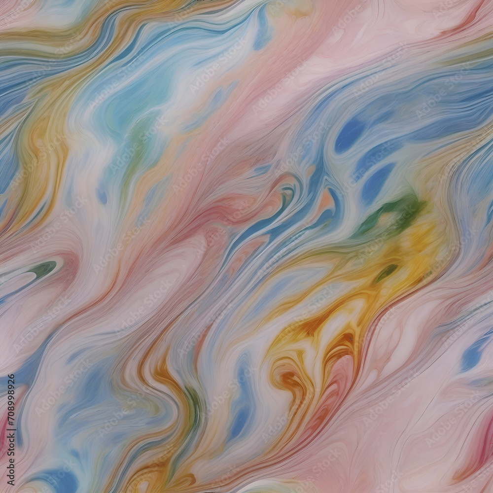 Obraz premium Pastel Fire pattern on marble.
