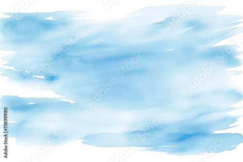 blue sky watercolor  background