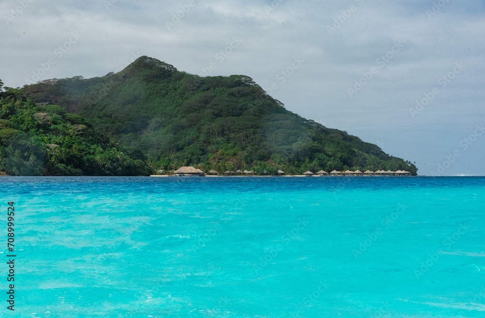 Fototapeta premium Huahine's lagoon, French Polynesia